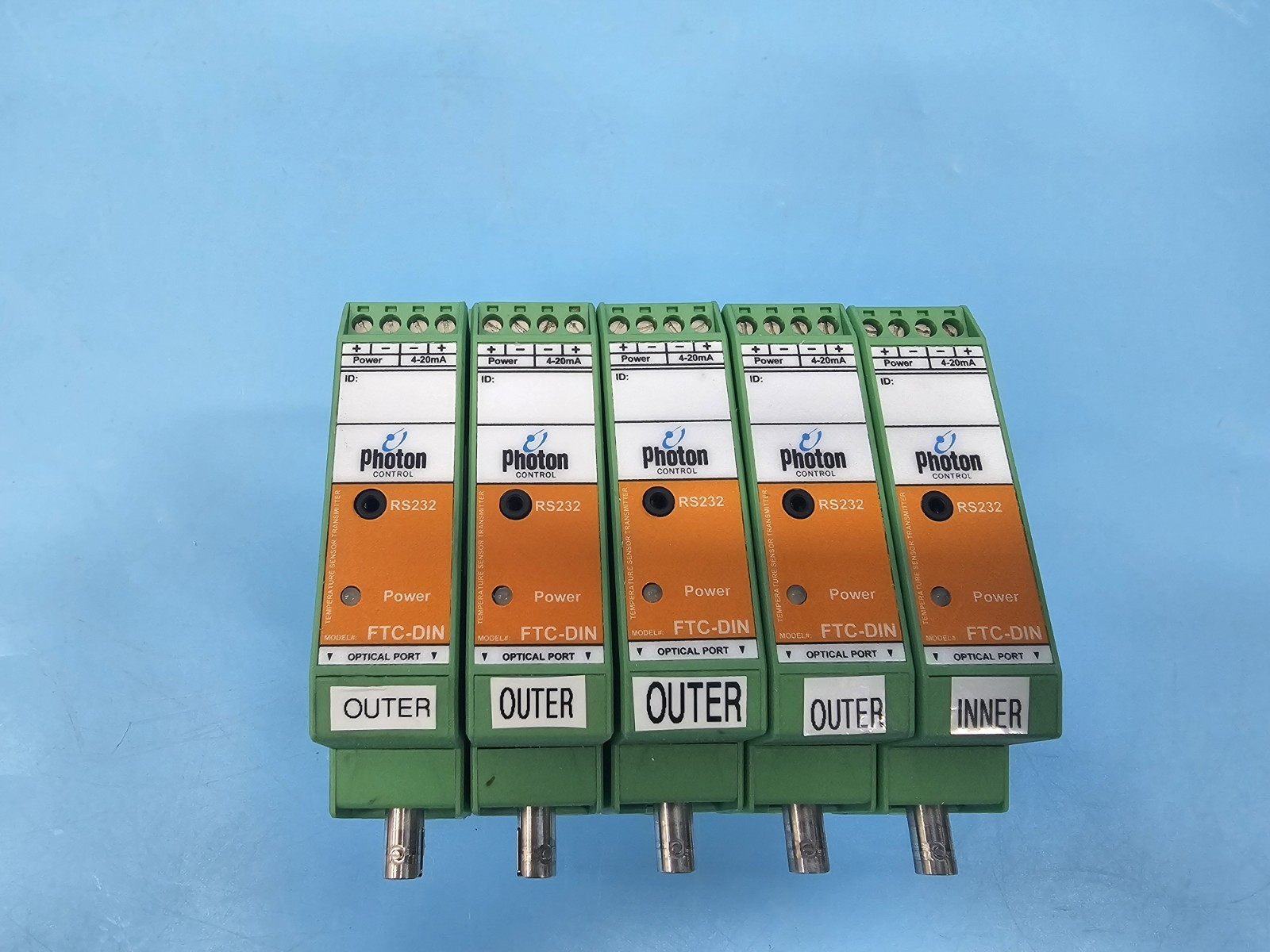 1UNIT PHOTON FTC-DIN-GT-ST-LAM-DE-ES , LAM P/N: 666-045257-103 OPTIC TEMPERATURE