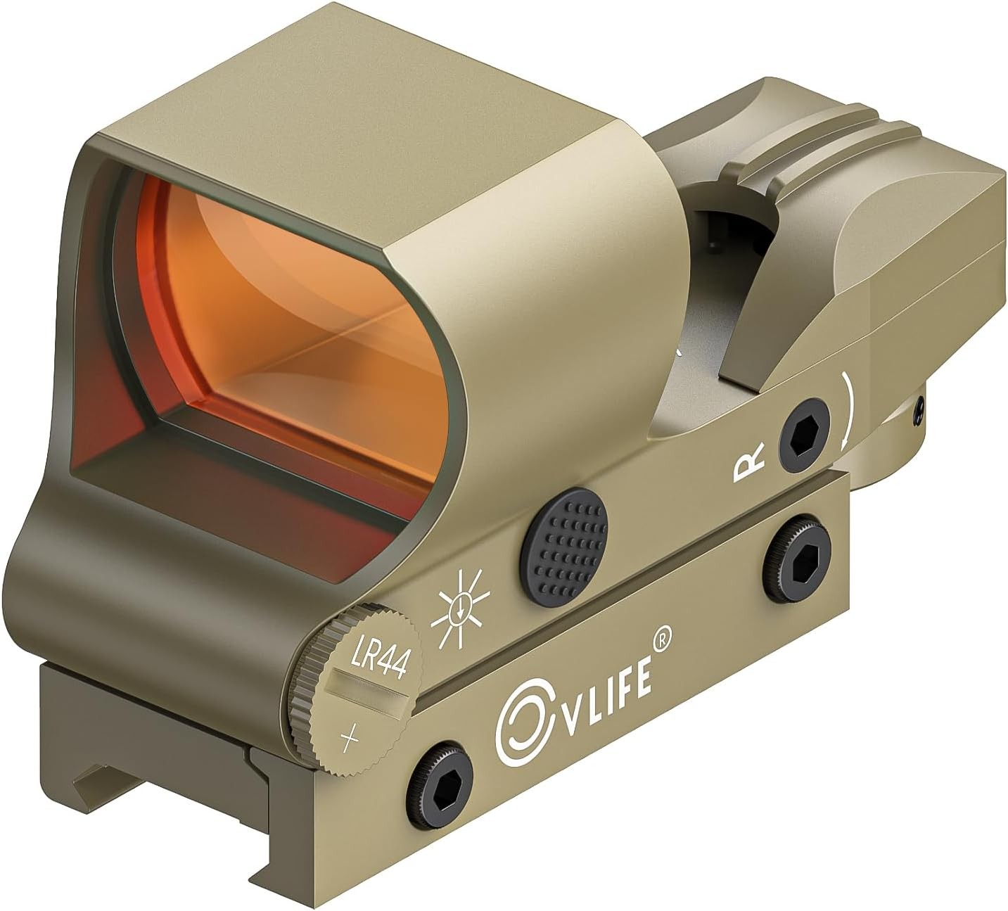 CVLIFE Reflex Sight, 1x28x40mm Red Dot Sight, 4 Adjustable Reticles Sight for 20