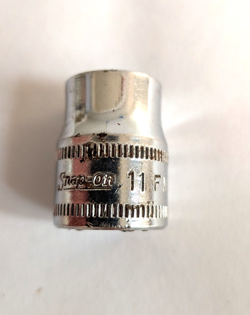 Snap On FM11, 11mm, 3/8 Drive 12 Pts Socket w8b3o
