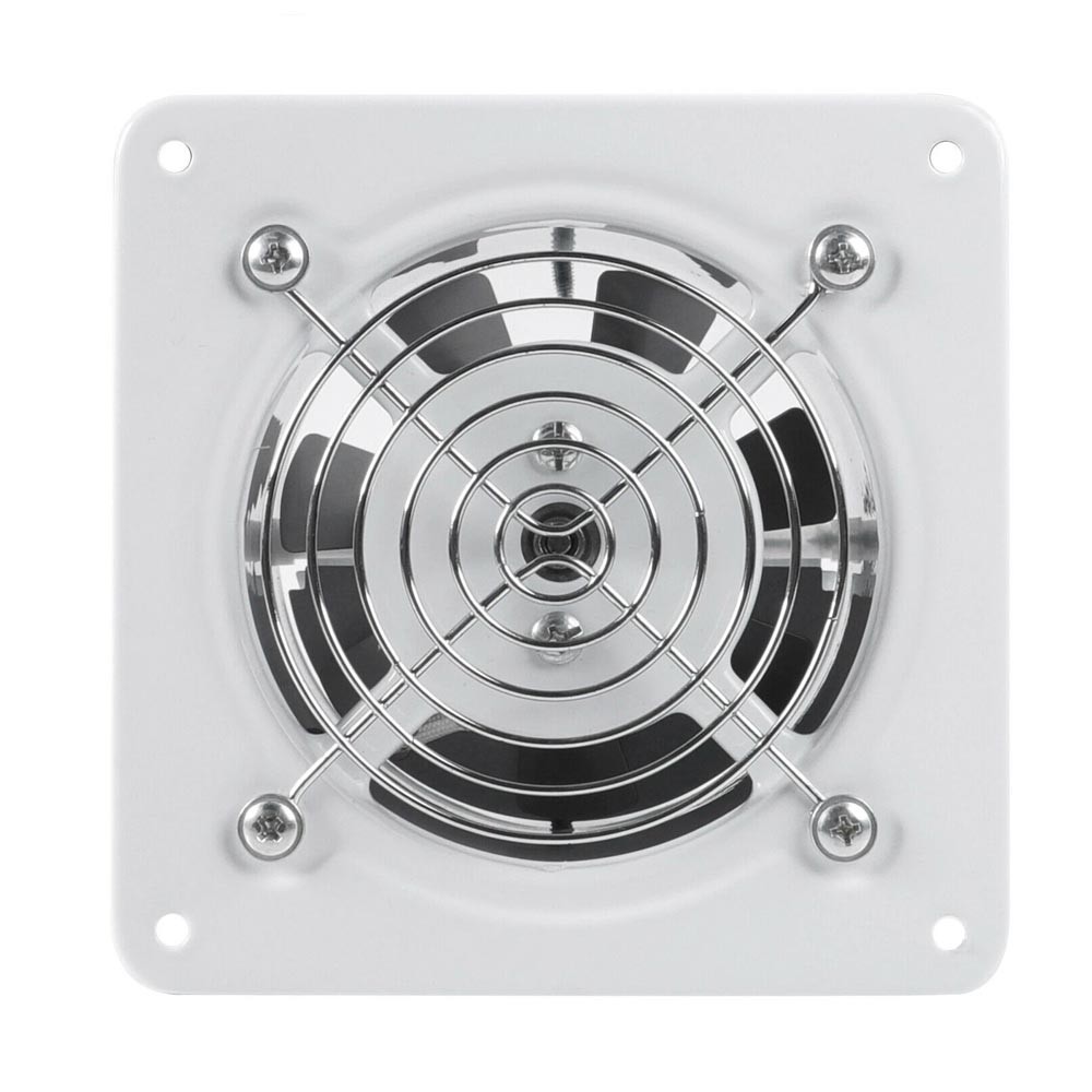 4 Inch Wall-Mounted Square Blower Exhaust Fan Ventilation Extractor Fan