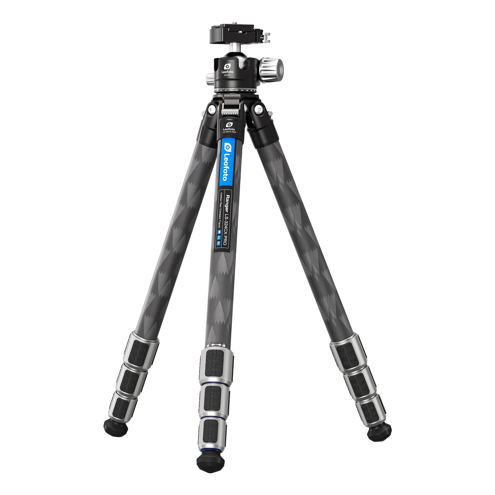Leofoto LS-324CXPRO+LH-40LR X Version Water-Resistant and Improved Carbon Fiber