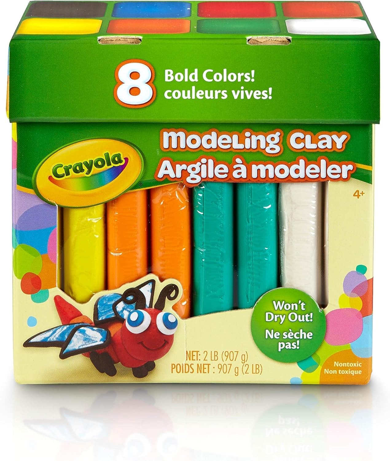 Crayola Modeling Clay in Bold Colors, 2lbs, Gift for Kids, Ages 4 & Up Free Ship