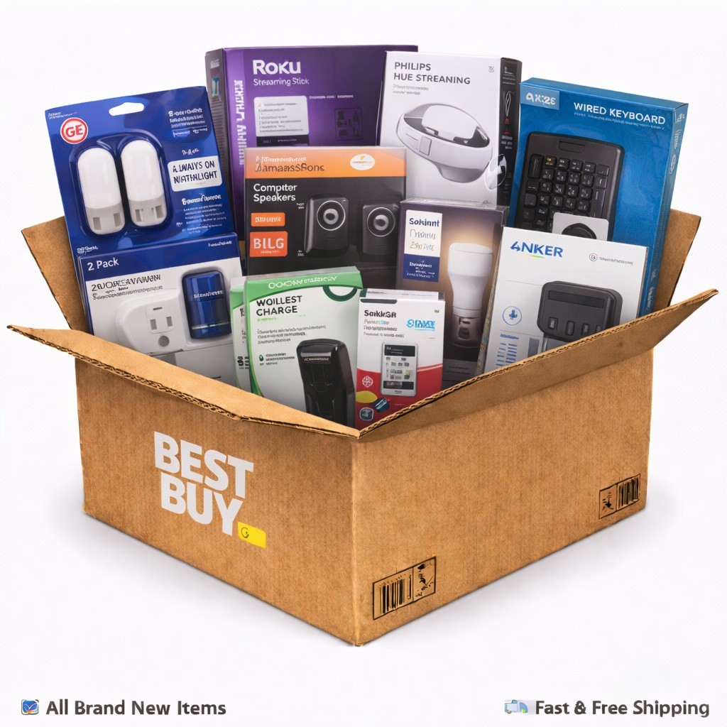 Amazon + Best Buy Liquidation Bundle Box – New Sealed Merchandise Free Shipping