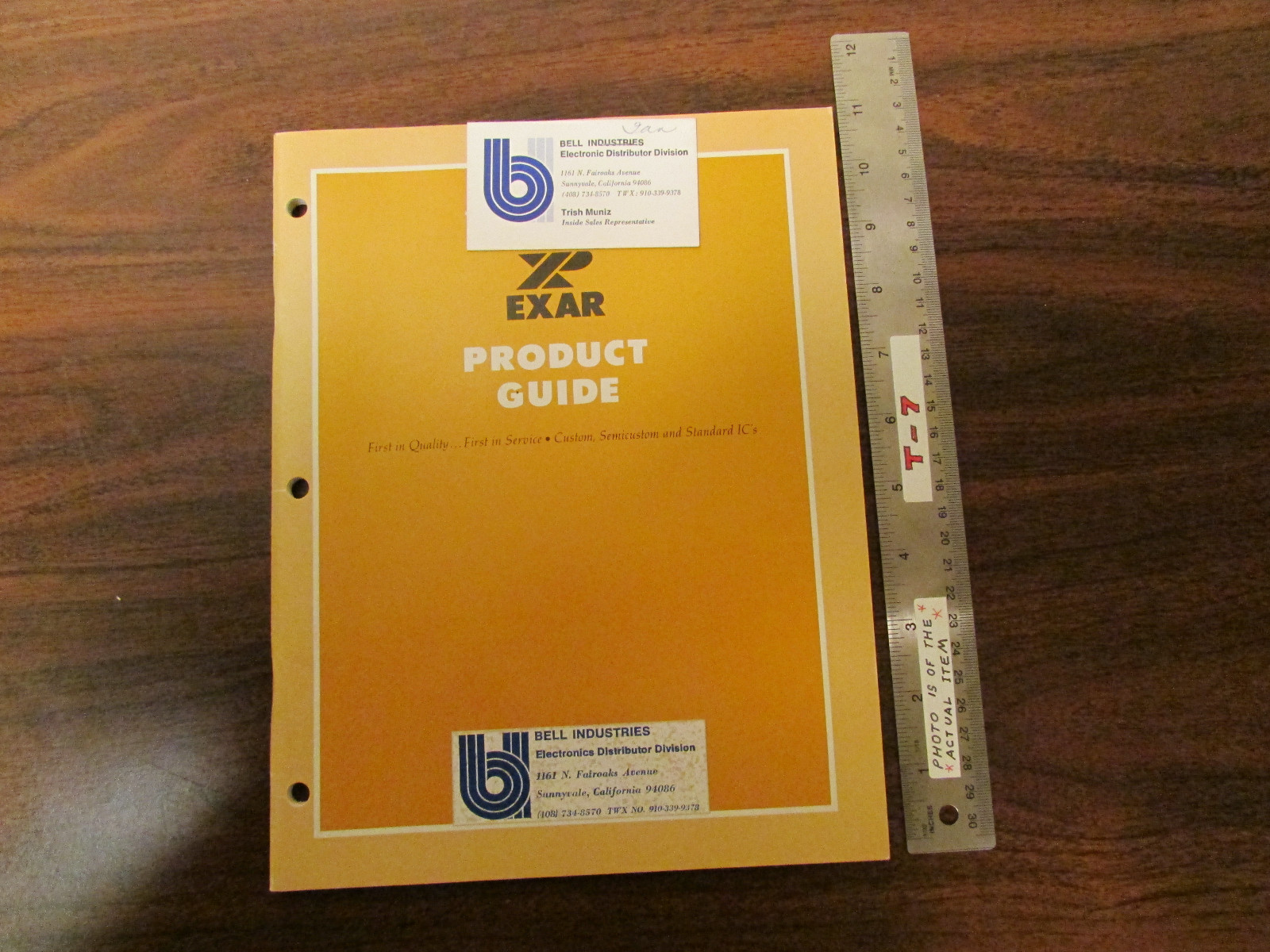 Exar Product Guide 1980 Vintage Computer Digital ICs