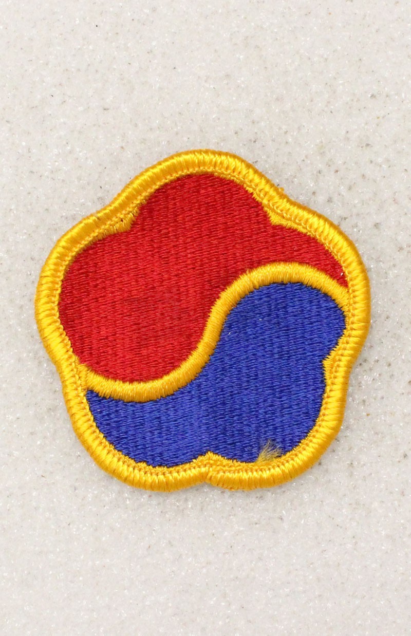 Army patch 5418 - 19th Sustainment Command w/merrowed edge