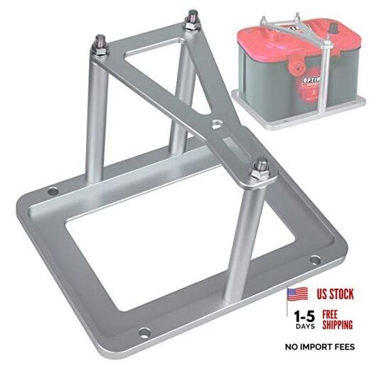 Battery Tray for Optima, Battery Hold Down Kit Battery Relocation Kit Trunk