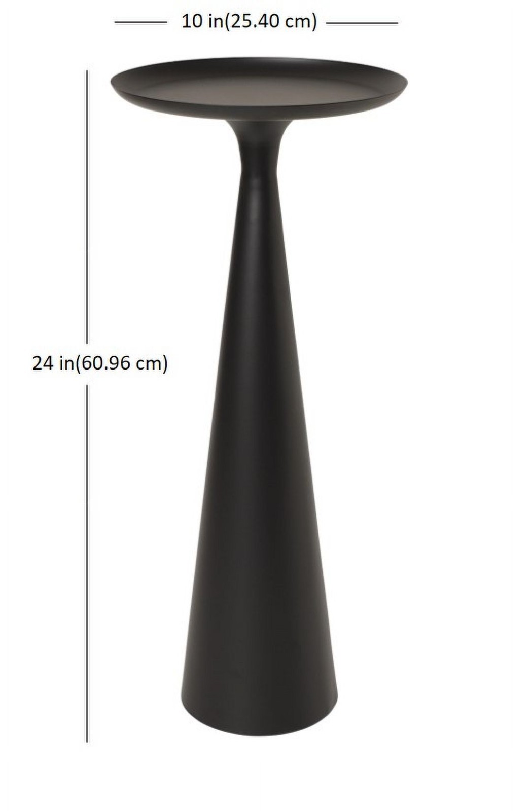 Better Homes & Gardens Truitt Drink Table, Black