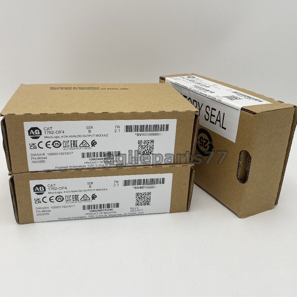 Sealed 1762-OF4 Allen-Bradley MicroLogix 4CH Analog OUTPUT Module 1762OF4 TX
