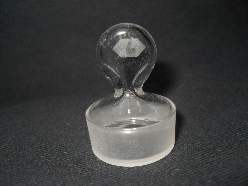 Unbranded 29/12 Joint Hollow Glass Pennyhead Stopper Only (For Weighing Bottles)