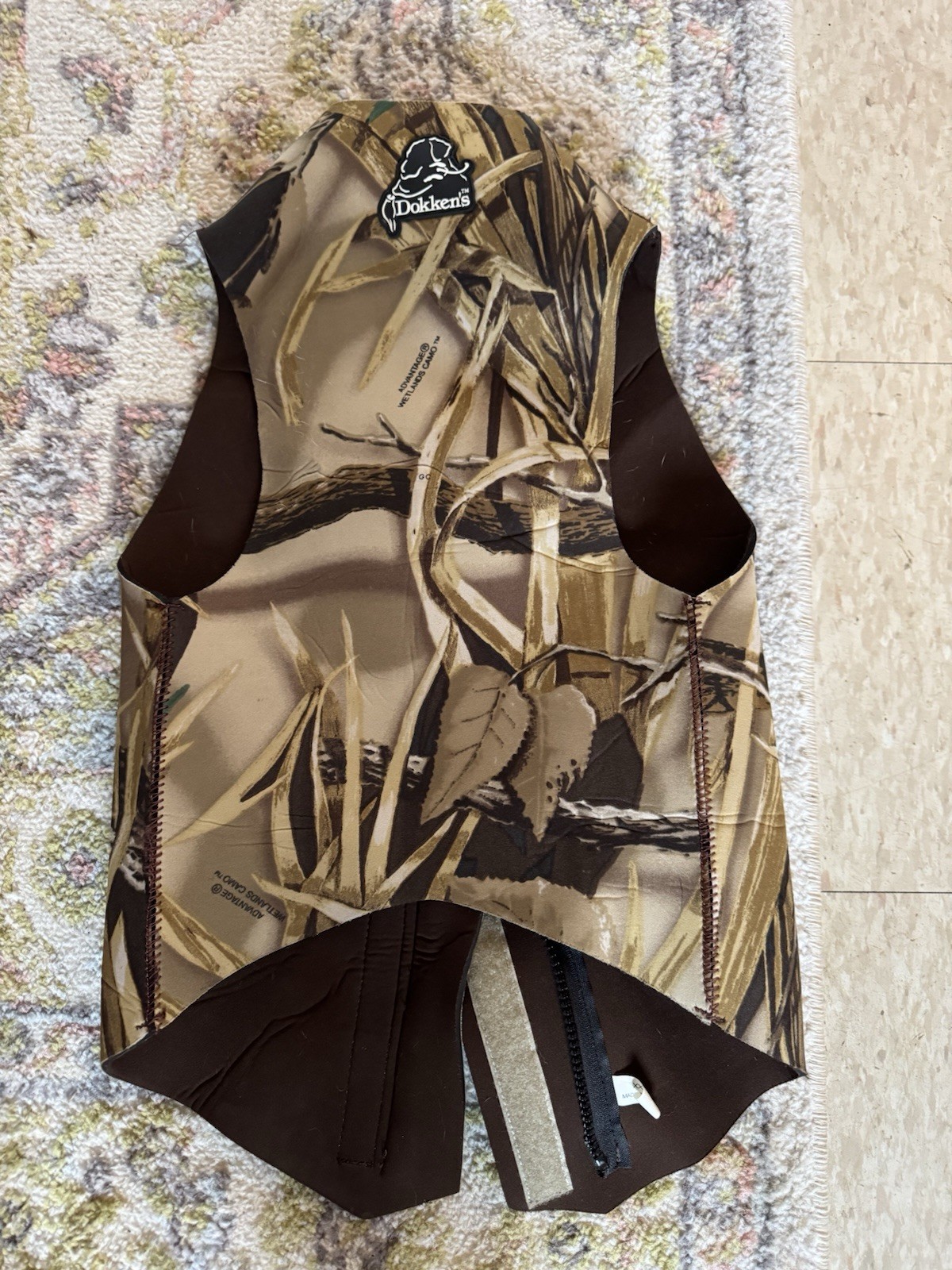 Dokkens Neoprene XL Dog XTreme Super Vest Camo Hunting XL Wetland Camo