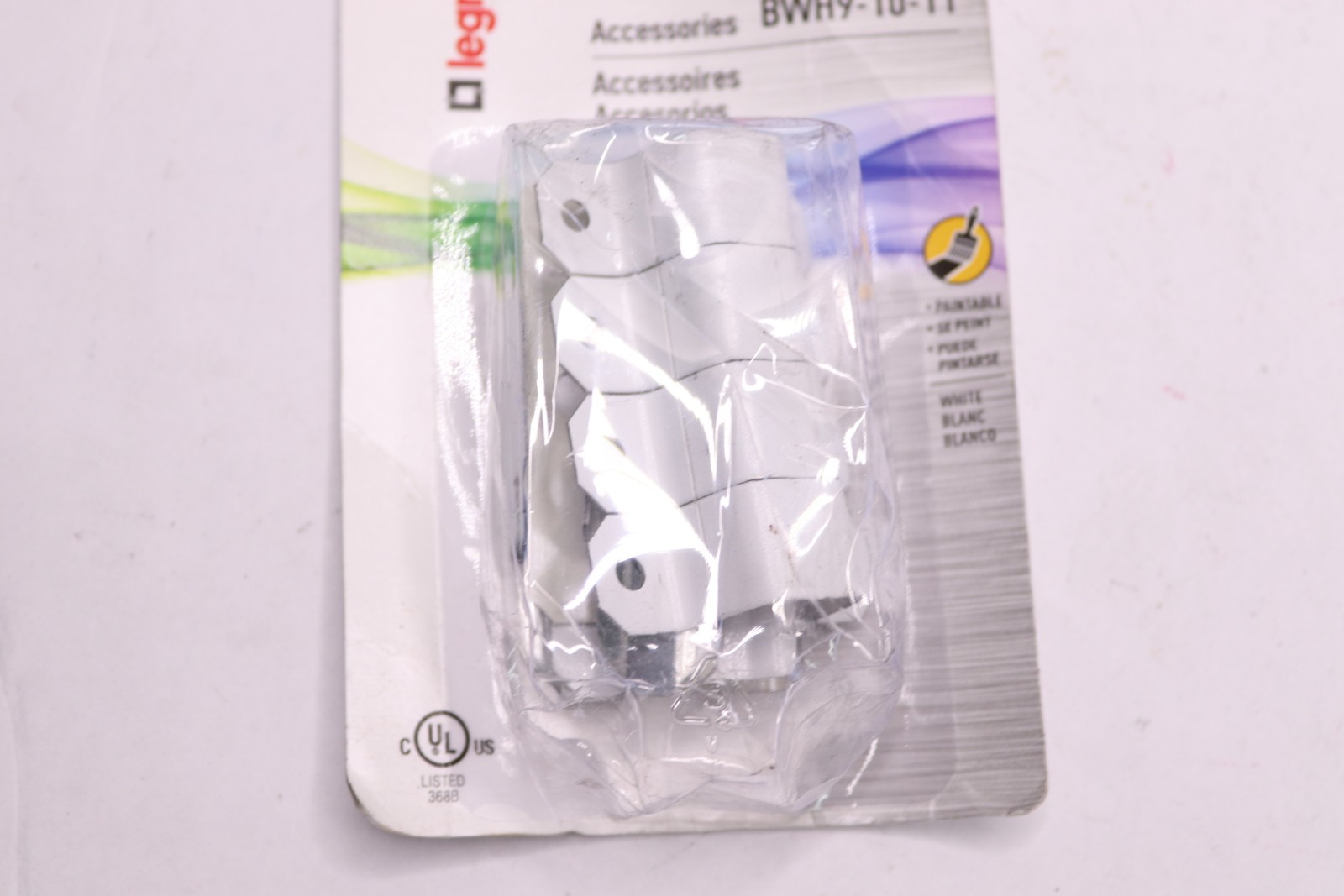 Legrand Wiremold 700 Series Metal Surface Raceway Accessory Set, White