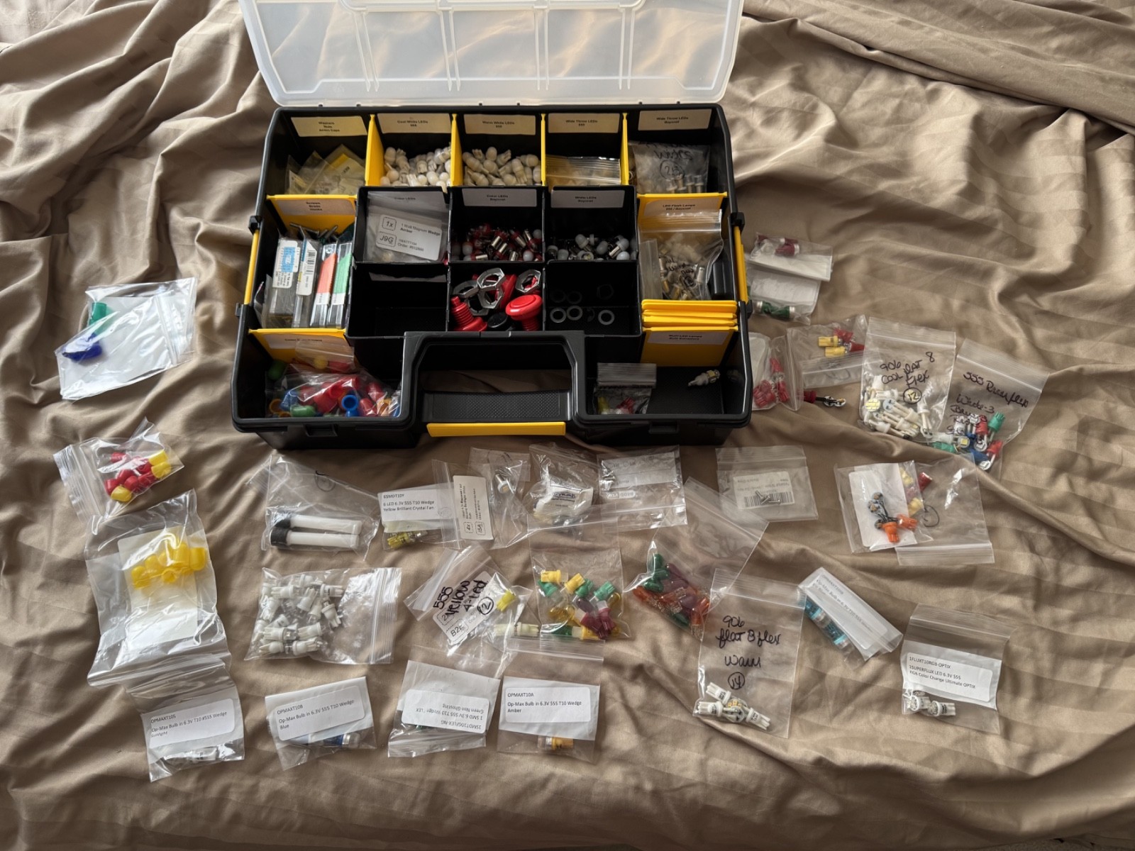 Large Assortment of Pinball LEDs and Related Assorted Parts