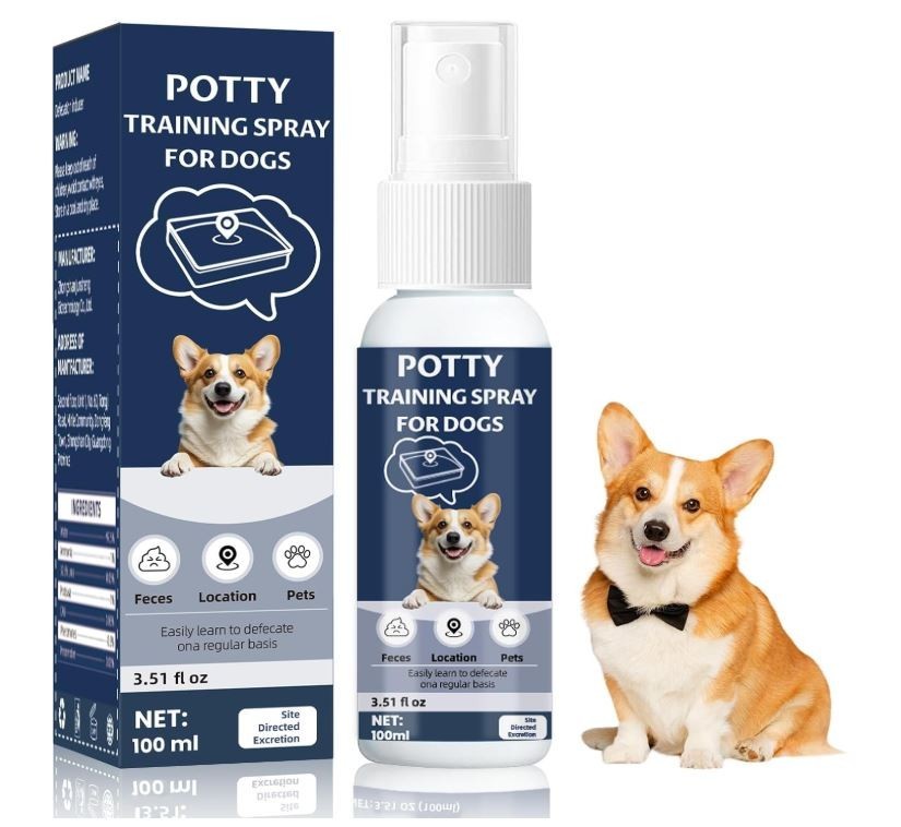 Die-matic Potty Training Spray for Dogs, POTTY Model, Blue Spray, 3.51 fl oz