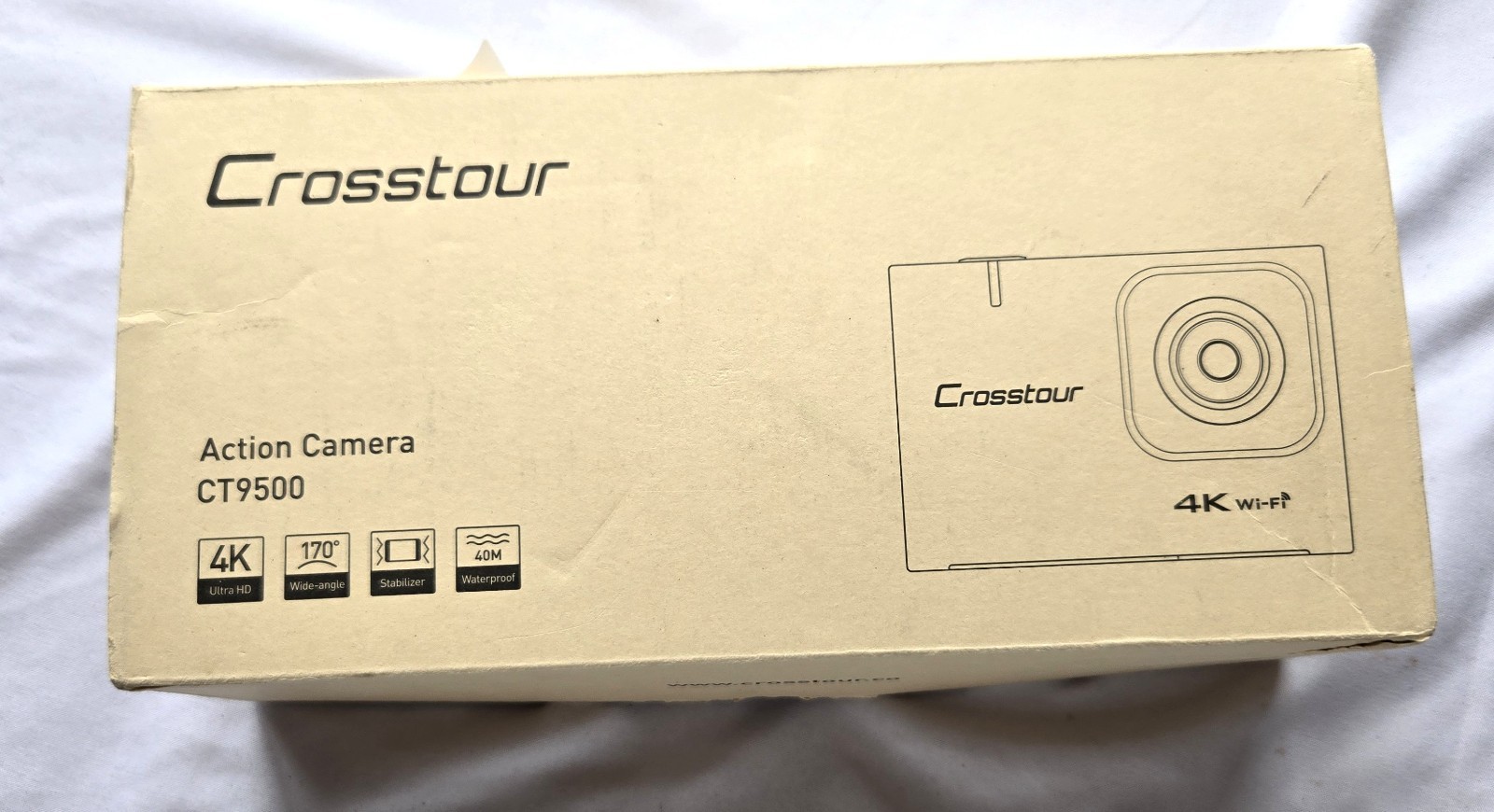 Crosstour Camcorder CT9500 new in box with accessories + 128G SSD card