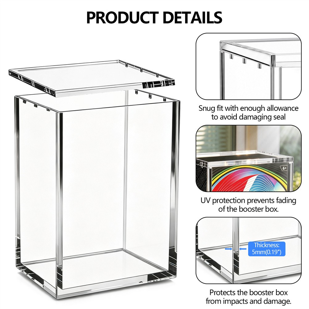 6PACK Acrylic Case With Magnetic Closure for Booster Bundle 2026 New Version