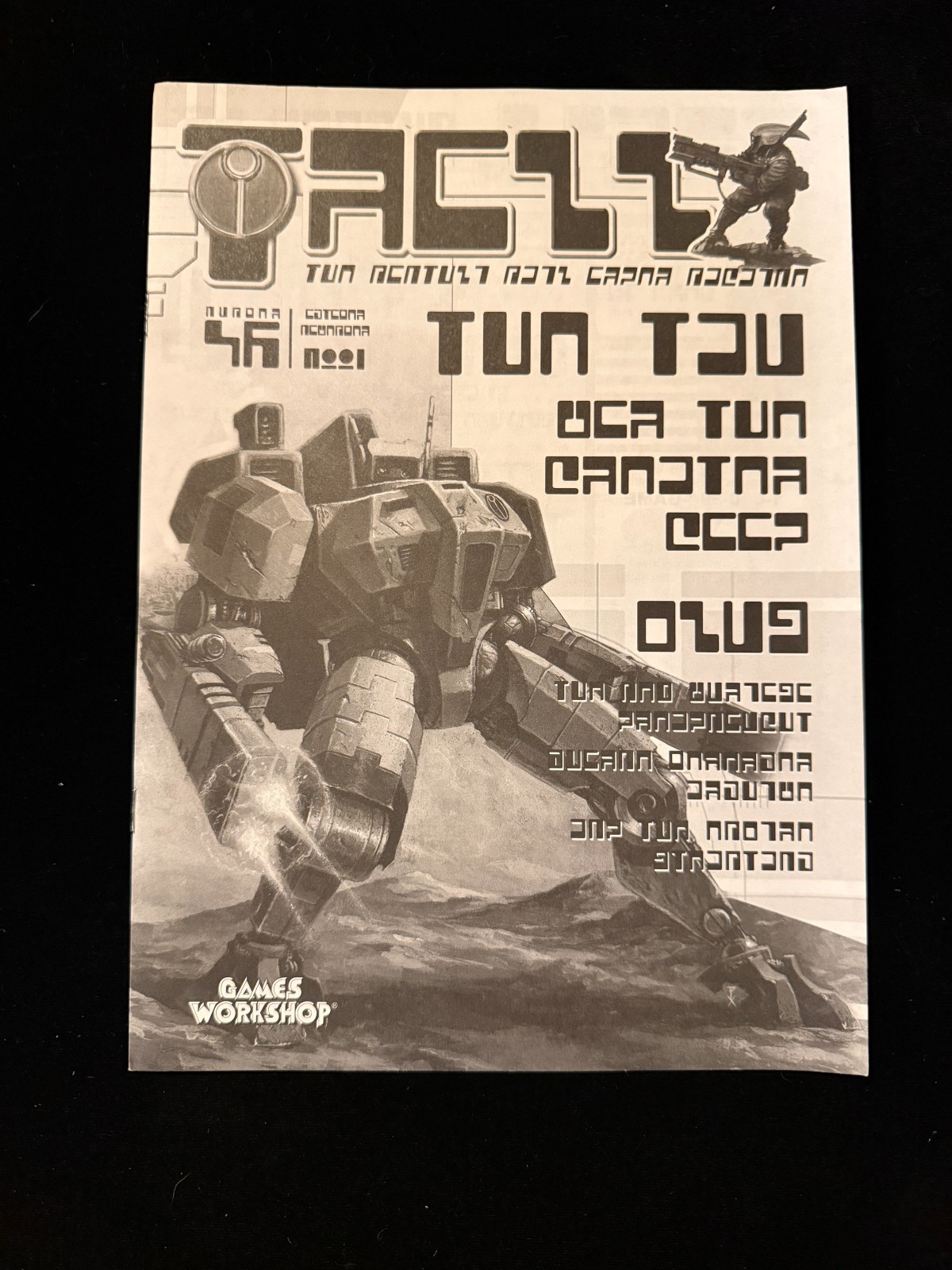 Games Workshop TROLL Monthly Mail Order Magazine Issue 45 TAU Warhammer 40K