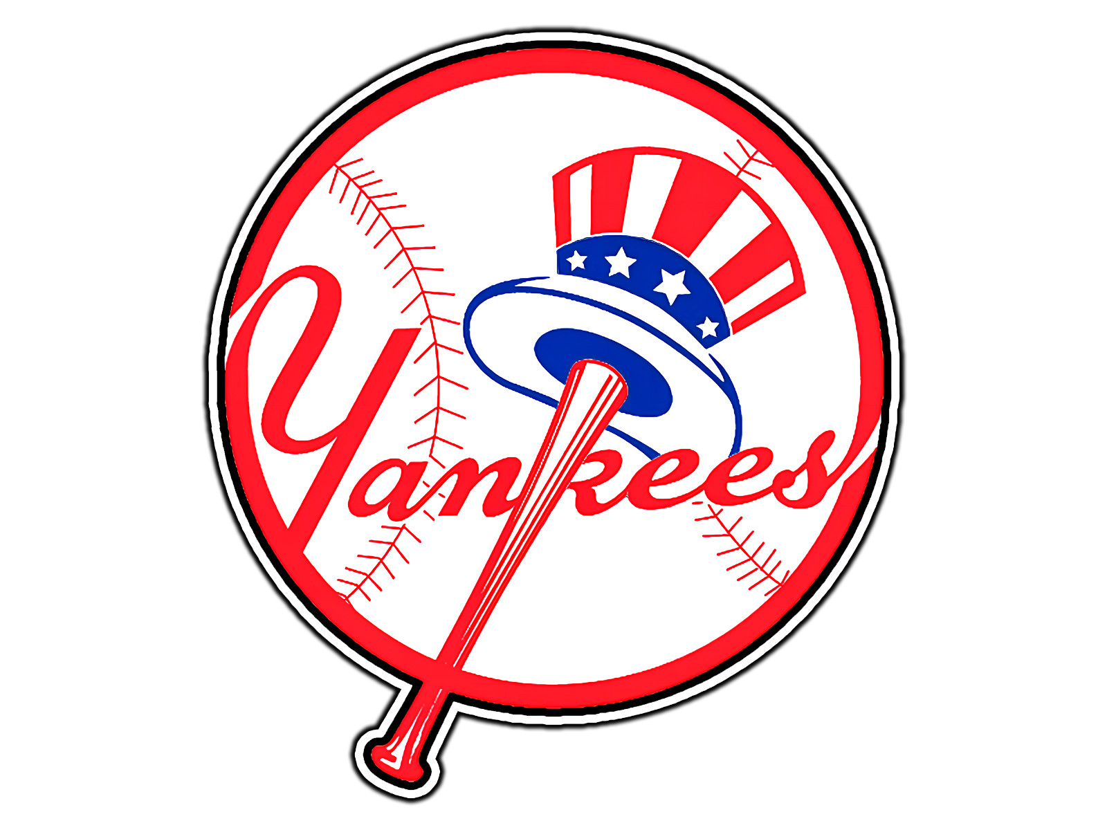 New York Yankees Logo #3 Baseball Sticker Waterproof Vinyl Decal Die-Cut Car