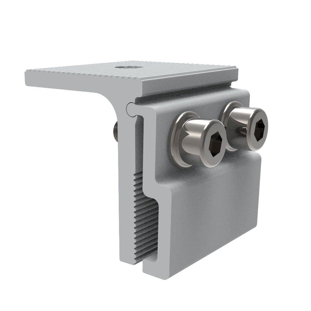 Standing Seam Solar Mounting Clamp Aluminum 45x52mm for PV System Setup