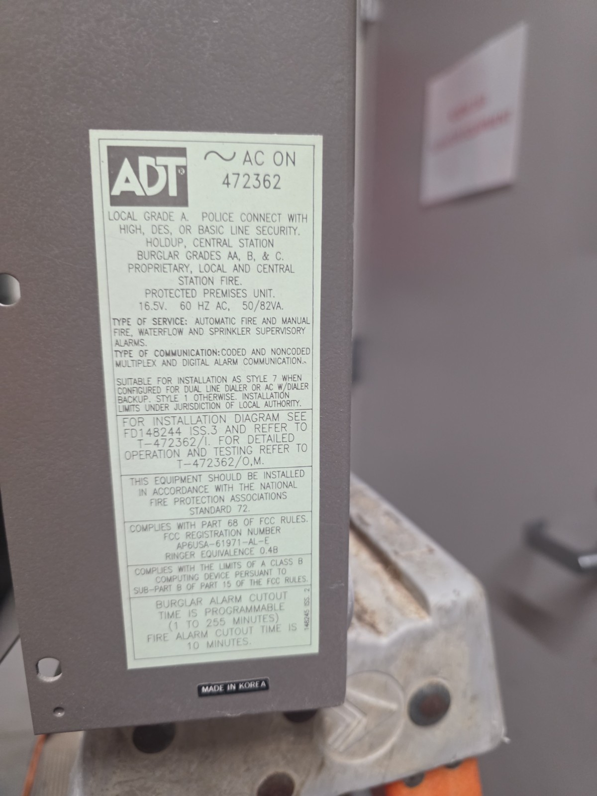 ADT Focus 200 Panel