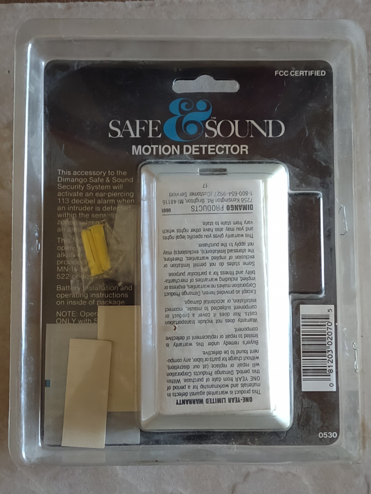 Wireless Security System Safe & Sound Home Security System RC2070