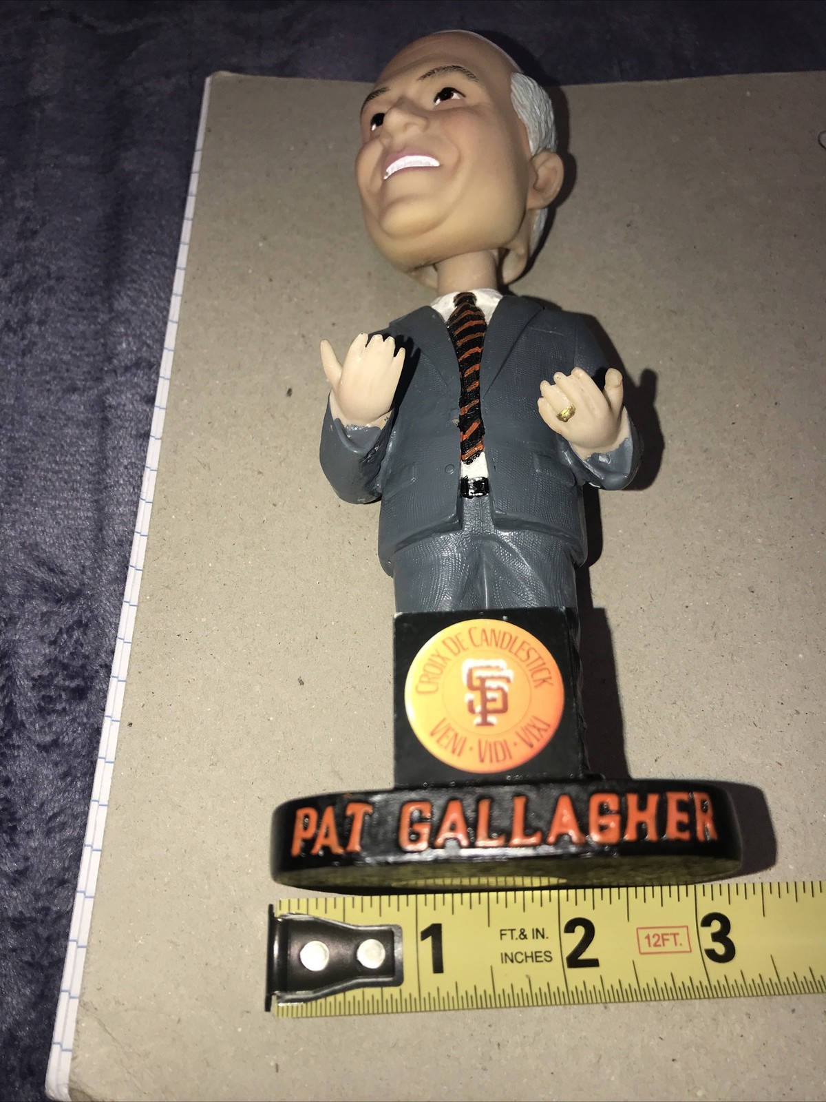 Pat Gallagher San Francisco Giants Bobble Head No Box 2009 Rare