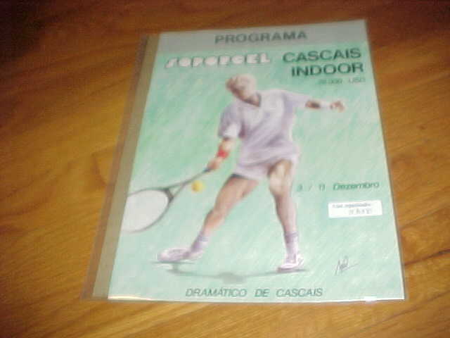 1982 Soporcel Cascais Indoor Tennis Program