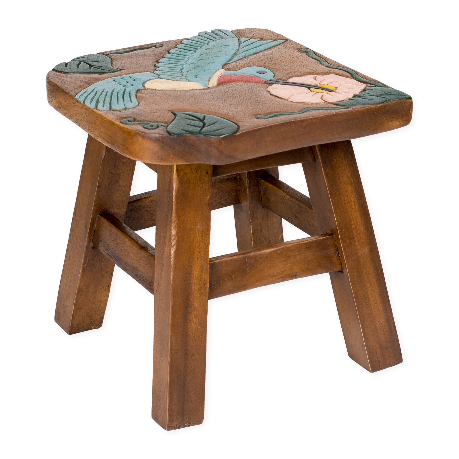 , Inc. Hummingbird Bird Hand-Carved Acacia Hardwood 11 inch Decorative Animal...