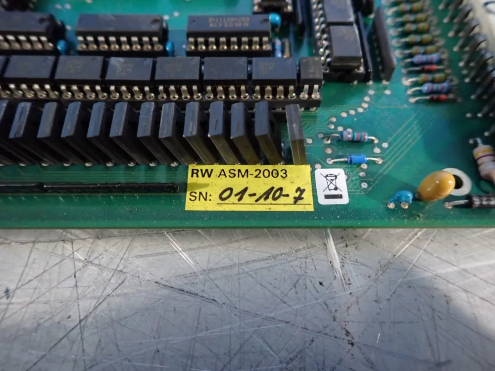 R&W ASM2003 CIRCUIT BOARD 10251190246