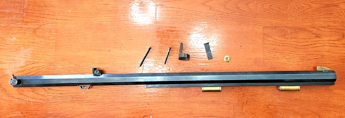 CVA .50 Cal Barrel Plainsman Black Powder Muzzleloader 26" Long & Misc. Hardware