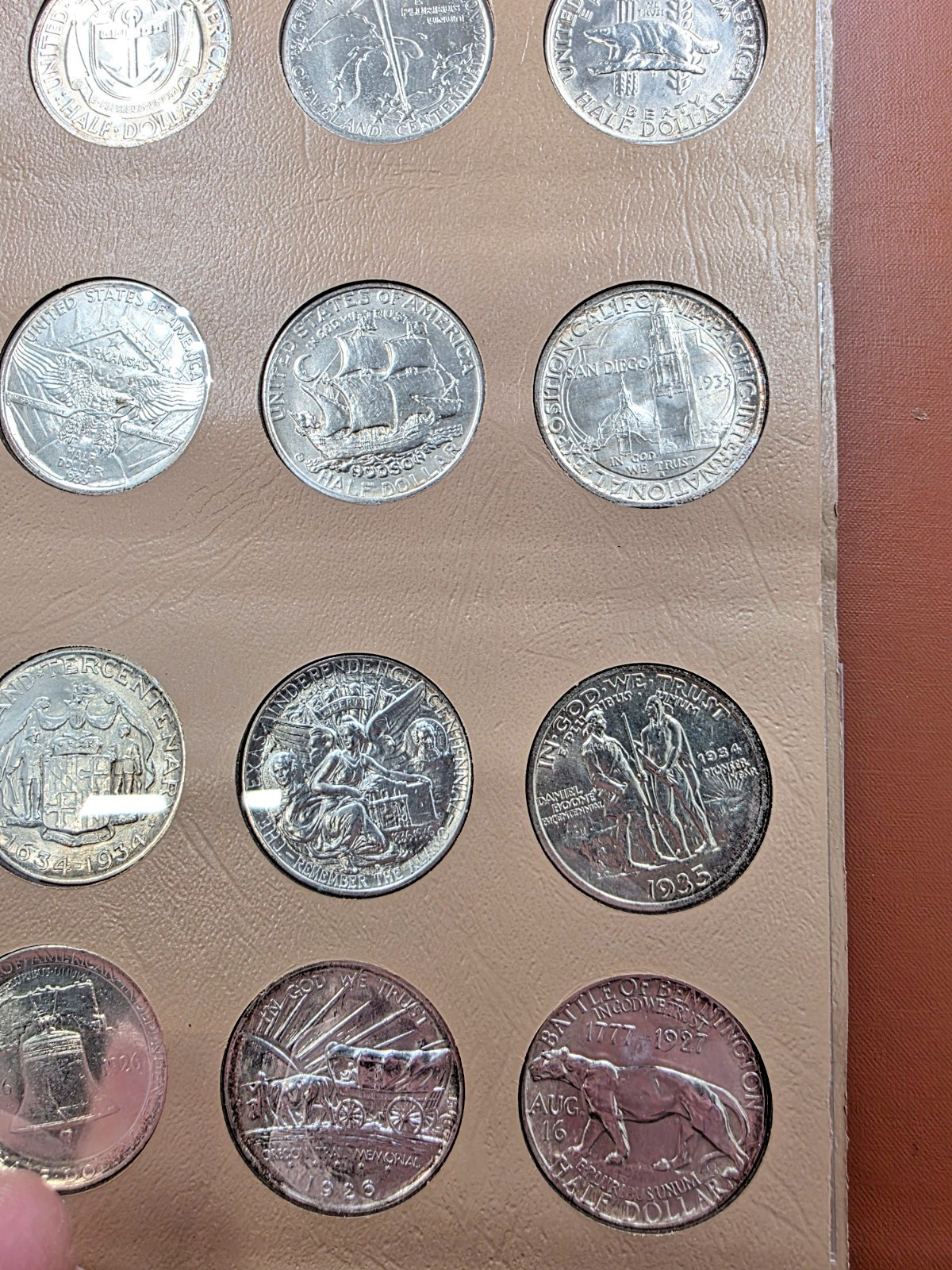 US Commemorative Silver Half $ 50c Complete Set. Including Isabella Quarter!