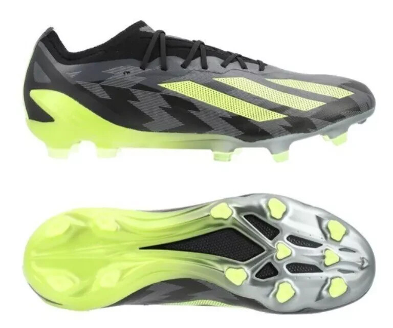 Adidas Crazyfast.1 FG Injection Soccer Cleats Shoes Black IG0670 Men's Size 6.5