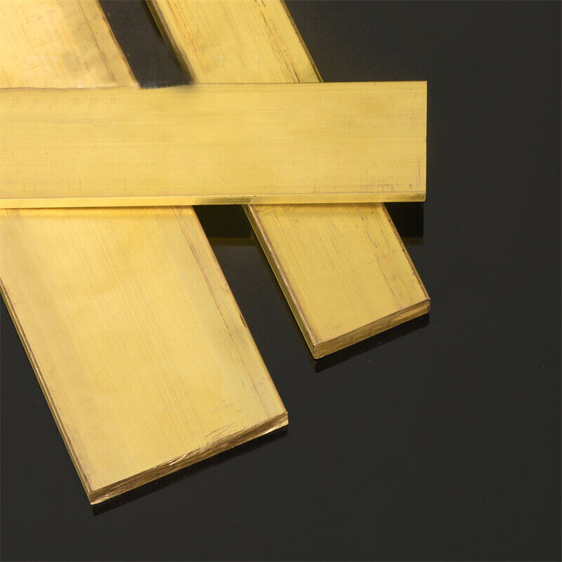 Thickness Brass 4mm - 30mm Flat Material Brass Flat Bar Brass Flat Plain