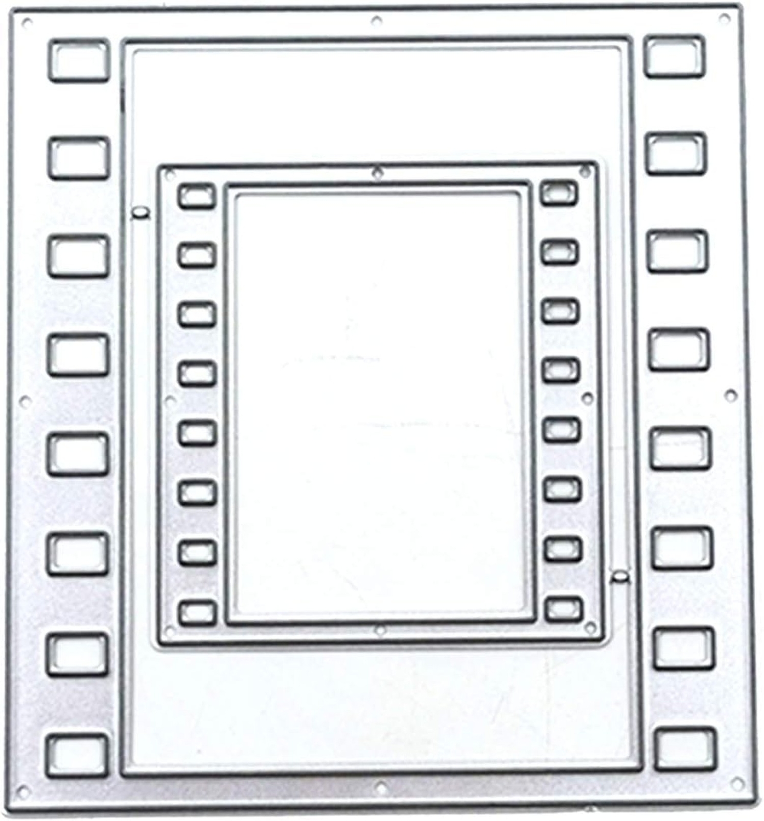 Rectangular Frame Metal Cutting Die Punch Stencils Embossing Template for Car...