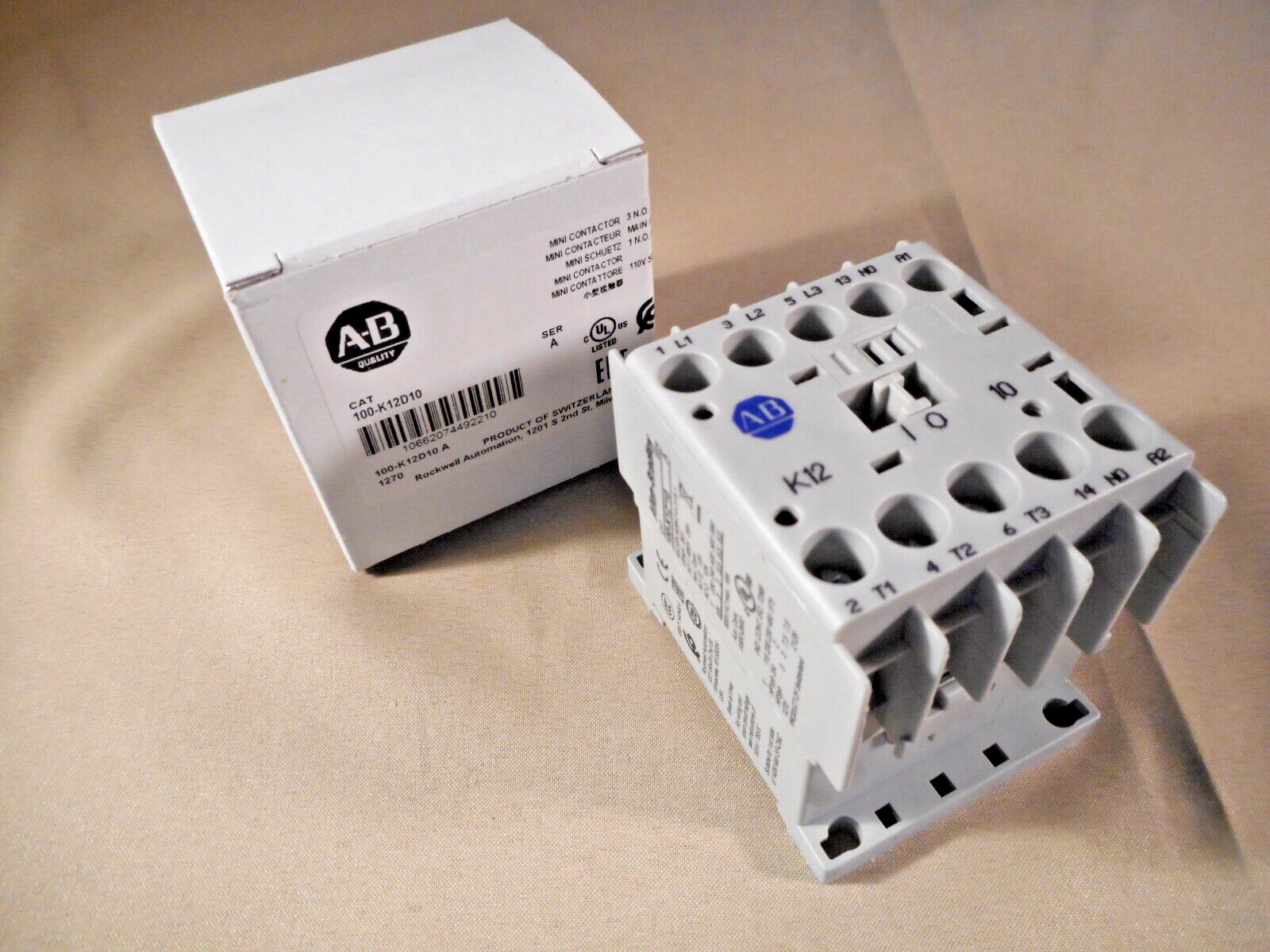 NEW  Allen Bradley 100-K12D10 contactor (NIB)