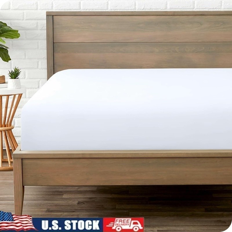 Luxury California King Fitted Sheet Hydro-brushed Microfiber Soft Easy Care New