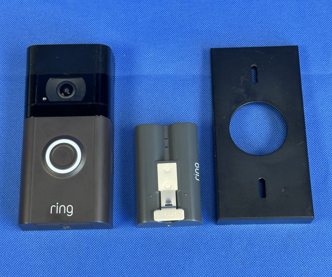 Ring Video Doorbell 3 1080p Wi-Fi Home Security Model 5AT3S9 UNTESTED