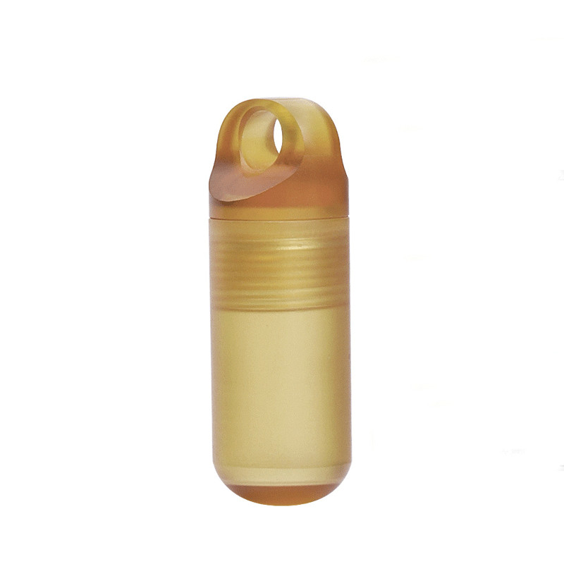 PEI Ultem Pill Case Holder Organizer Box Container Waterproof Portable Keychain