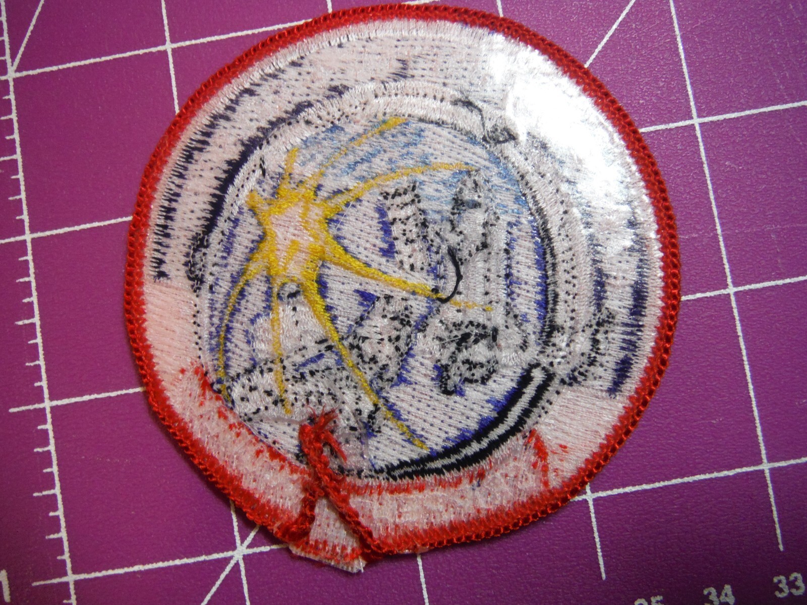 NASA Space shuttle STS-41C commemorative mission patch 3" round
