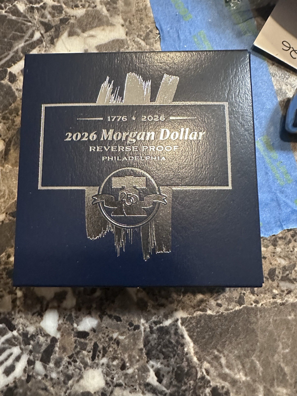 1776-2026 Usmint Silver Proof Reverse Morgan Proof Philadelphia In Hand