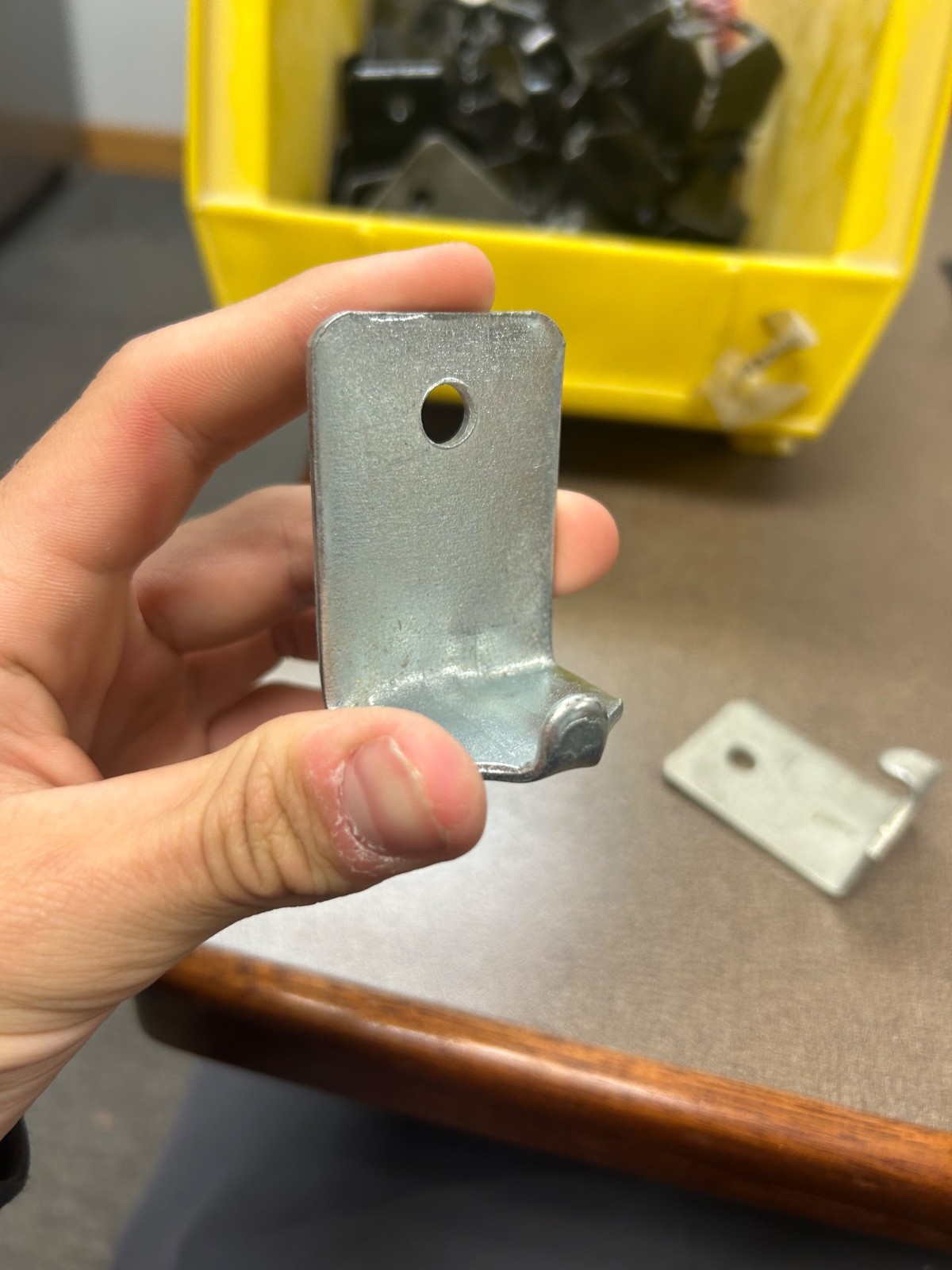 10lb Silver standard fire extinguisher bracket