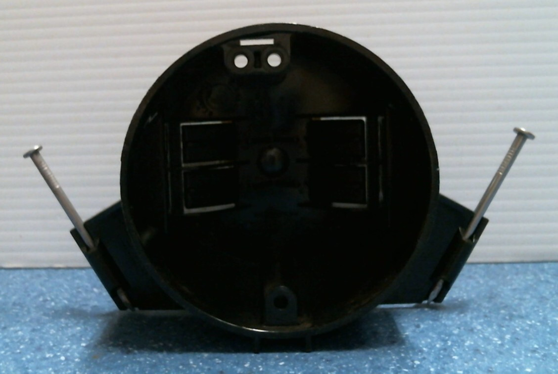 Cantex 18 Cu. In. Black Ceiling Box, Nail On  (02012)  FS