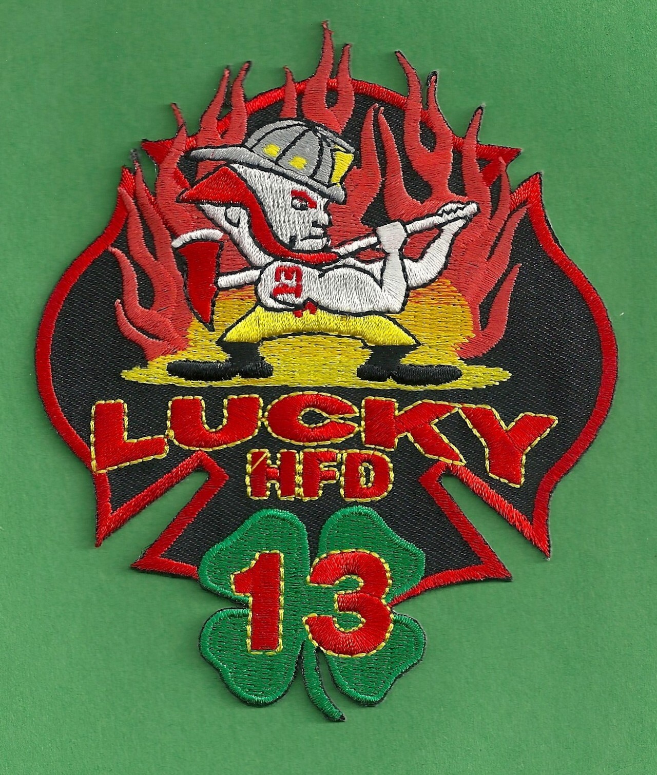 HOUSTON TEXAS FIRE STATION 13 COMPANY PATCH LUCKY THIRTEEN