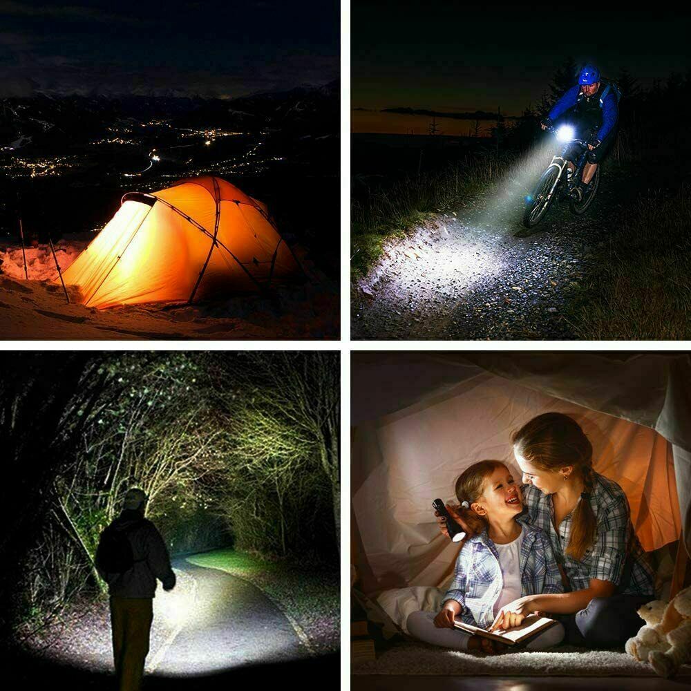 Super-Bright LED Tactical Flashlight Torch With Rechargeable Battery