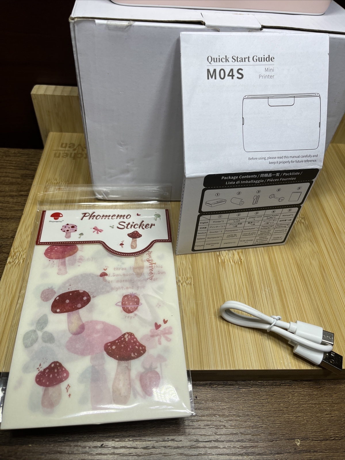 Phomemo M04S Portable Travel Printer - Open Box - Wireless and Compact