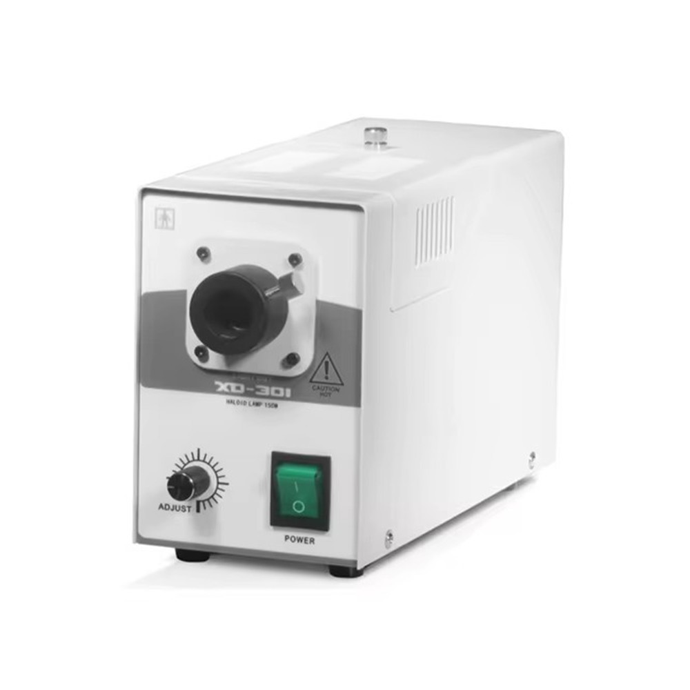 150W Single Hole Halogen Light Source for Microscope Medical Cold Light Source