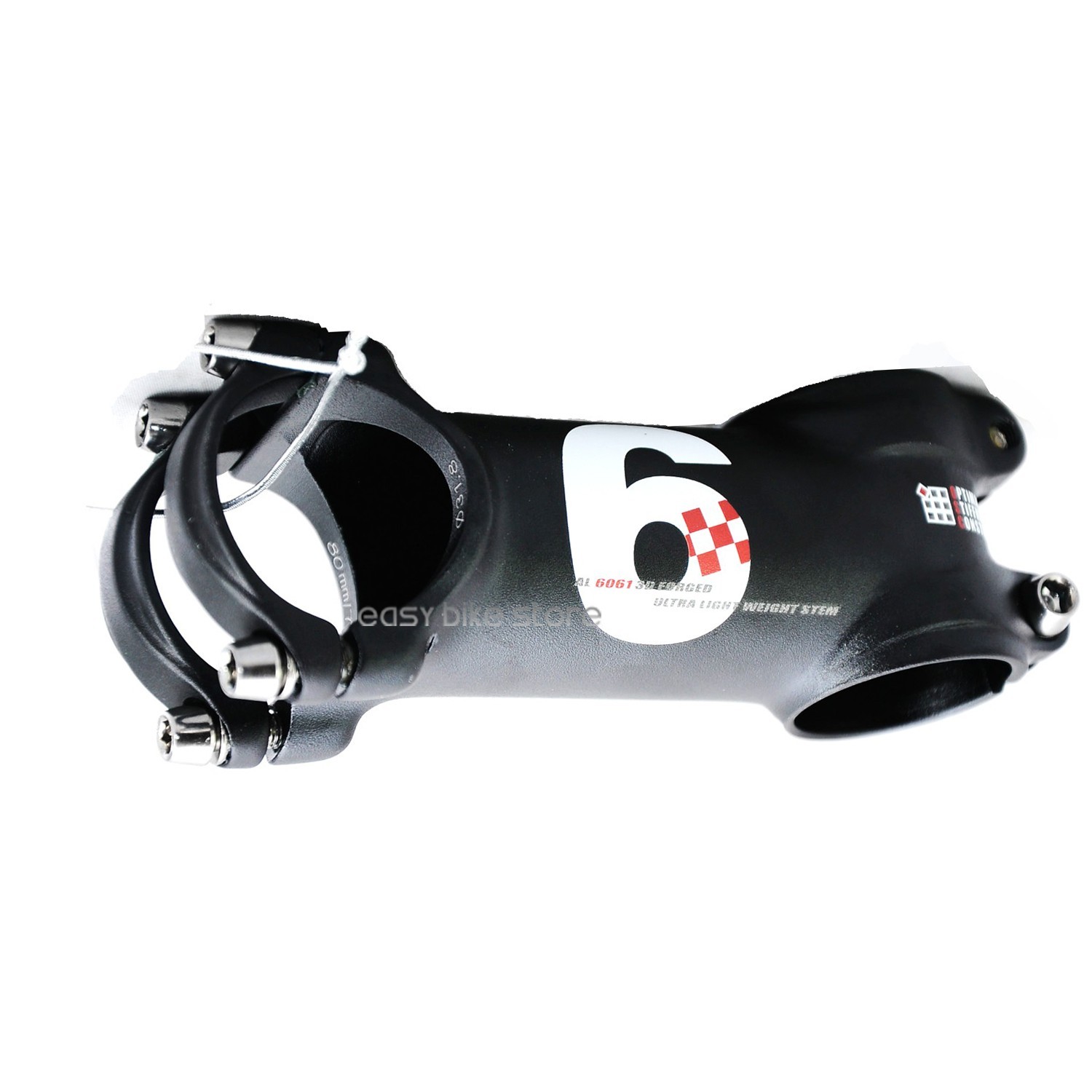 NEW ALLOY UNO SIX LITE MTB ROAD Bike Stem 31.8 x 130mm - BLACK