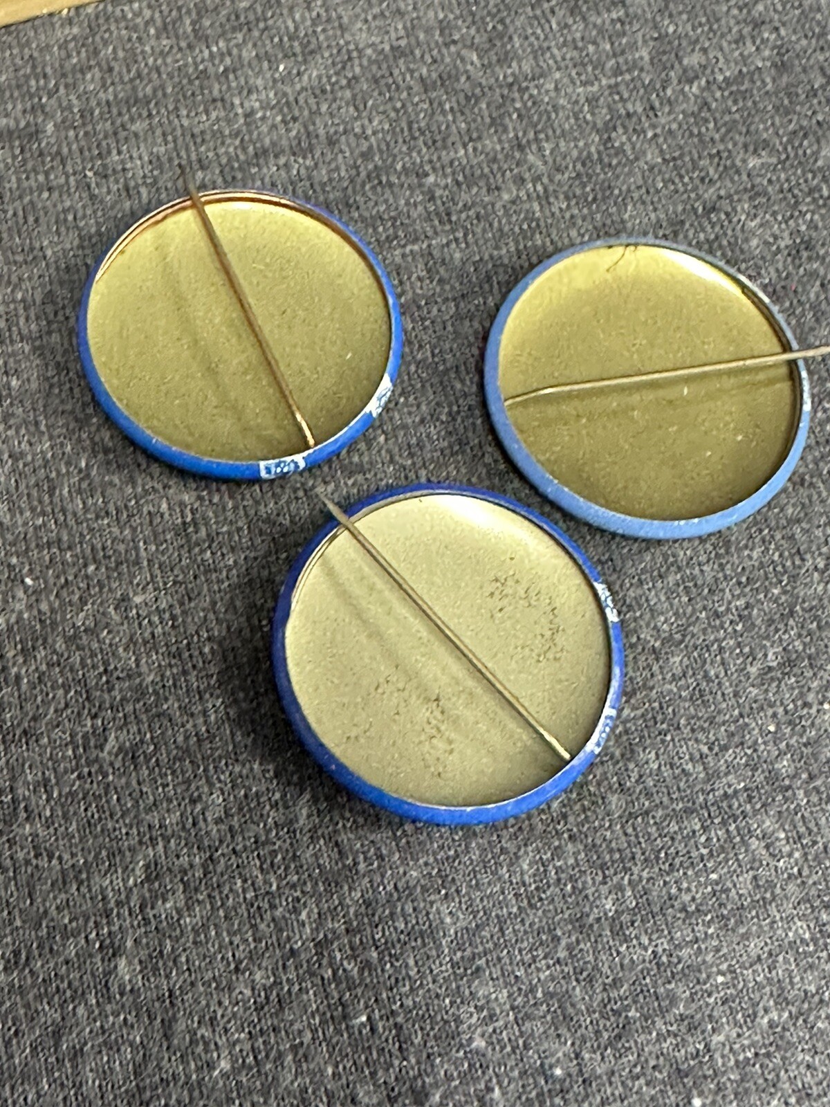 3 - Proudly For Percy Political Button Pinbacks