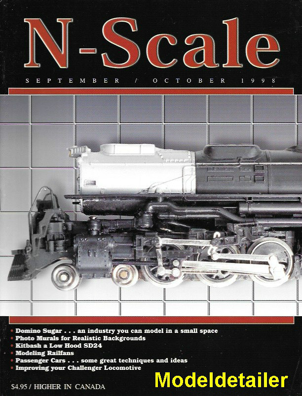 N-Scale Sept.98 Domino Sugar Challenger Locomotive Low Hood SD24 Passenger Car