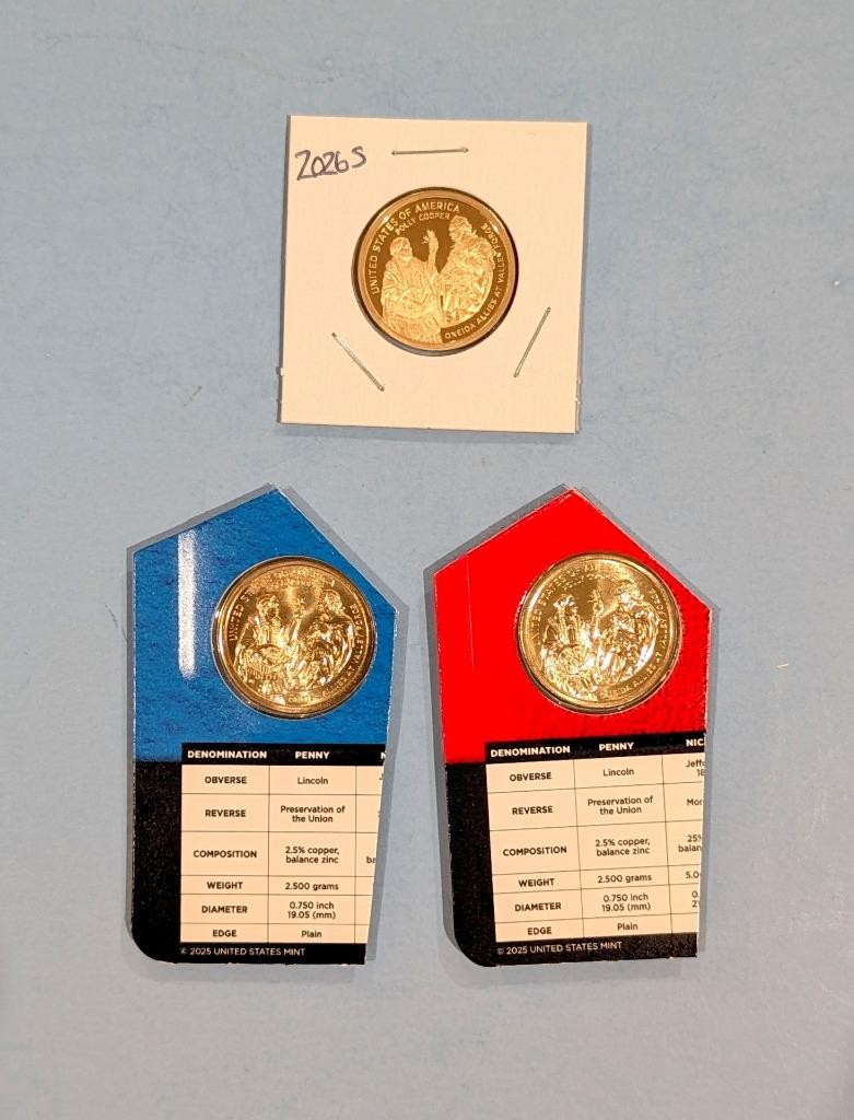 2026 PDS BU and Proof Sacagawea Native American Dollar Set- PD BU From Mint set