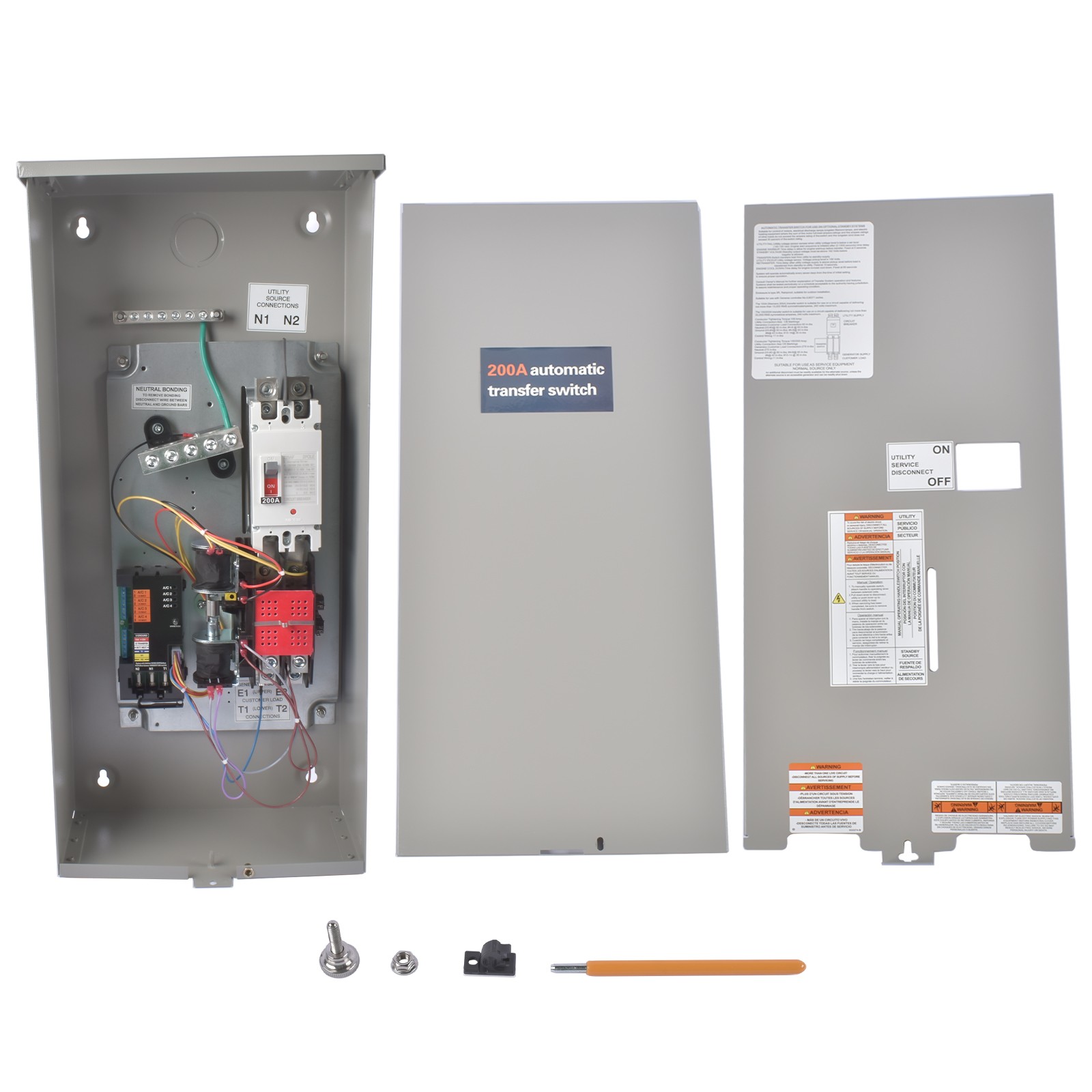 For Generac RXSW200A3 200 Amp Single Phase Generator Automatic Transfer Switch
